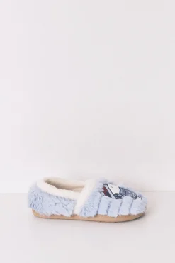 Women'secret Zapatillas casa Snoopy bota baja azul New