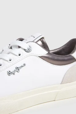 Pepe Jeans Zapatillas Clásicas Con Detalles En Ante gris New