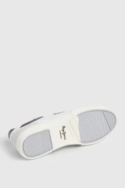 Pepe Jeans Zapatillas Clásicas Con Detalles En Ante gris New