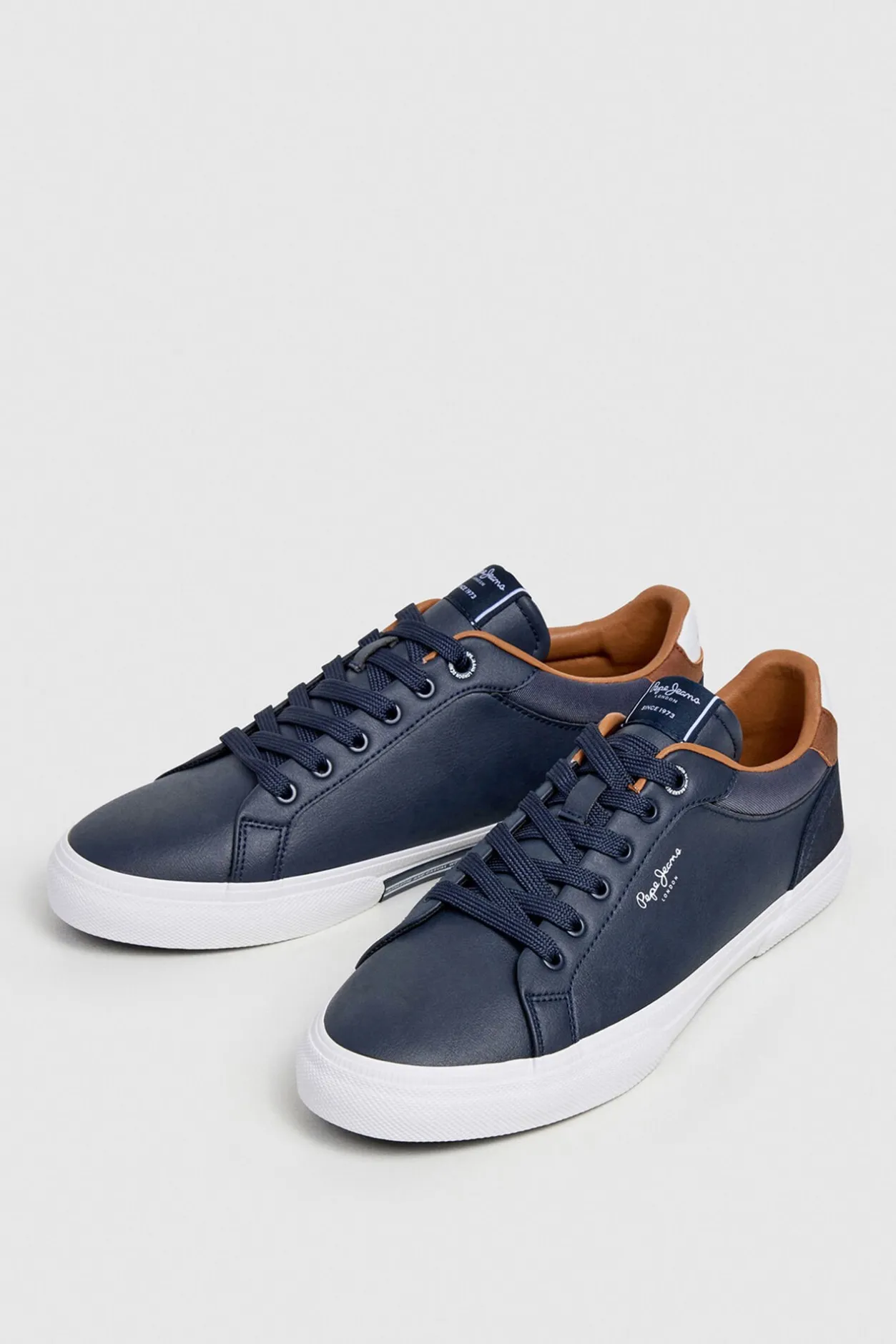 Pepe Jeans Zapatillas Clásicas Con Detalles En Ante azul Online