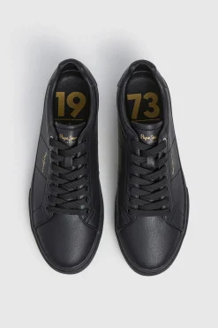 Pepe Jeans Zapatillas Clásicas Efecto Piel negro Discount