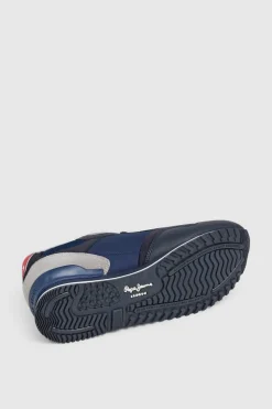 Pepe Jeans Zapatillas con ante azul Outlet
