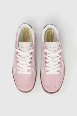 Pepe Jeans Zapatillas con ante rosa