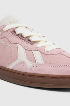 Pepe Jeans Zapatillas con ante rosa