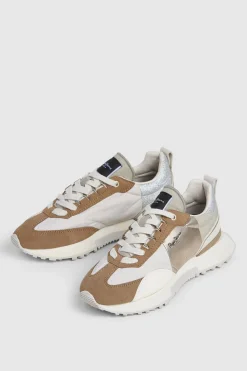 Pepe Jeans Zapatillas Con Detalles En Ante beige Sale