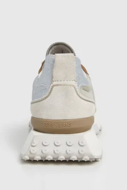 Pepe Jeans Zapatillas Con Detalles En Ante beige Sale