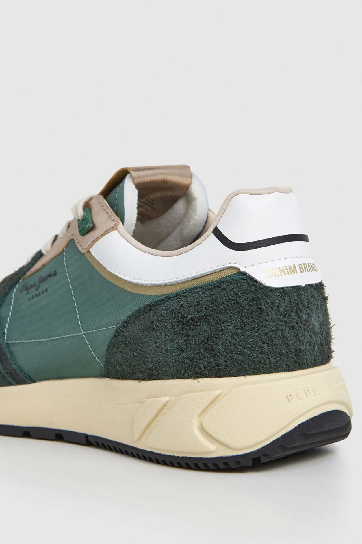 Pepe Jeans Zapatillas Con Detalles En Ante verde Hot