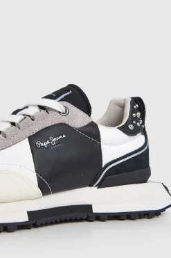 Pepe Jeans Zapatillas Con Detalles En Ante gris