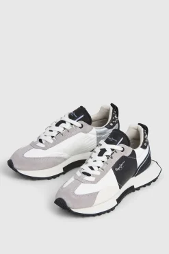 Pepe Jeans Zapatillas Con Detalles En Ante gris