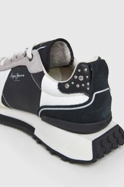 Pepe Jeans Zapatillas Con Detalles En Ante gris