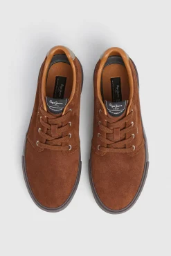 Pepe Jeans Zapatillas De Ante marr&oacute;n Best