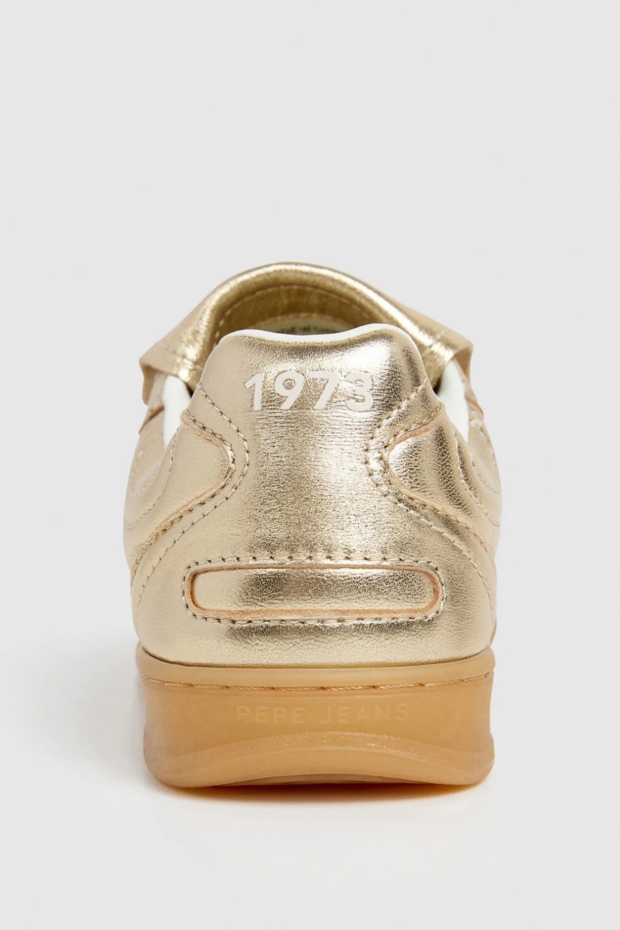 Pepe Jeans Zapatillas De Piel Metalizadas amarillo Discount