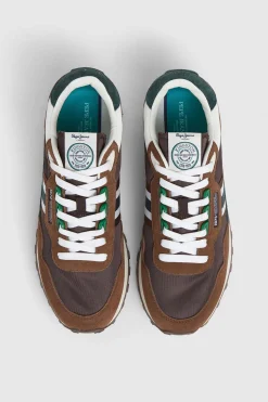 Pepe Jeans Zapatillas Running Con Detalles En Ante nude Discount