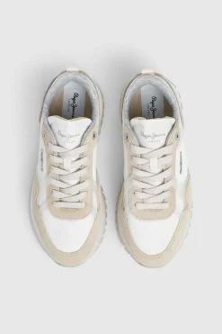 Pepe Jeans Zapatillas Running Retro kaki