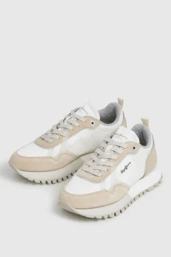 Pepe Jeans Zapatillas Running Retro kaki