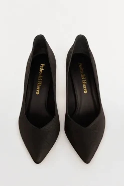 Pedro del Hierro Zapato de salón con tacón Negro Outlet