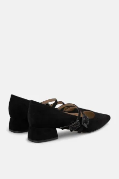 Alma en Pena Zapato doble tira Negro Hot