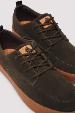 Springfield Zapato piel casual verde Outlet