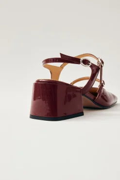 Alohas Zapatos de salón de piel Withnee Granate Sale