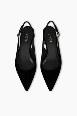 Lodi Zapatos de salón en terciopelo Negro Sale