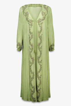 Hoss Intropia Zena. Kimono bordado Verde